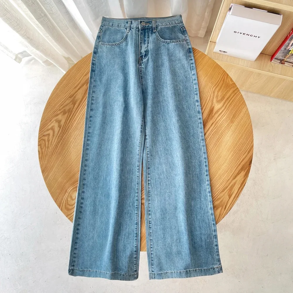 Women's Jeans New Wide Leg Casual 