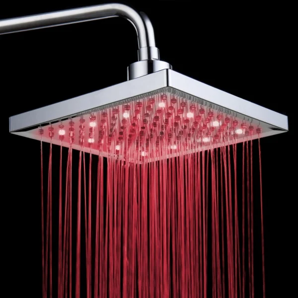 Hot Selling LED Color Changing Water Saving stainless steel Shower Head