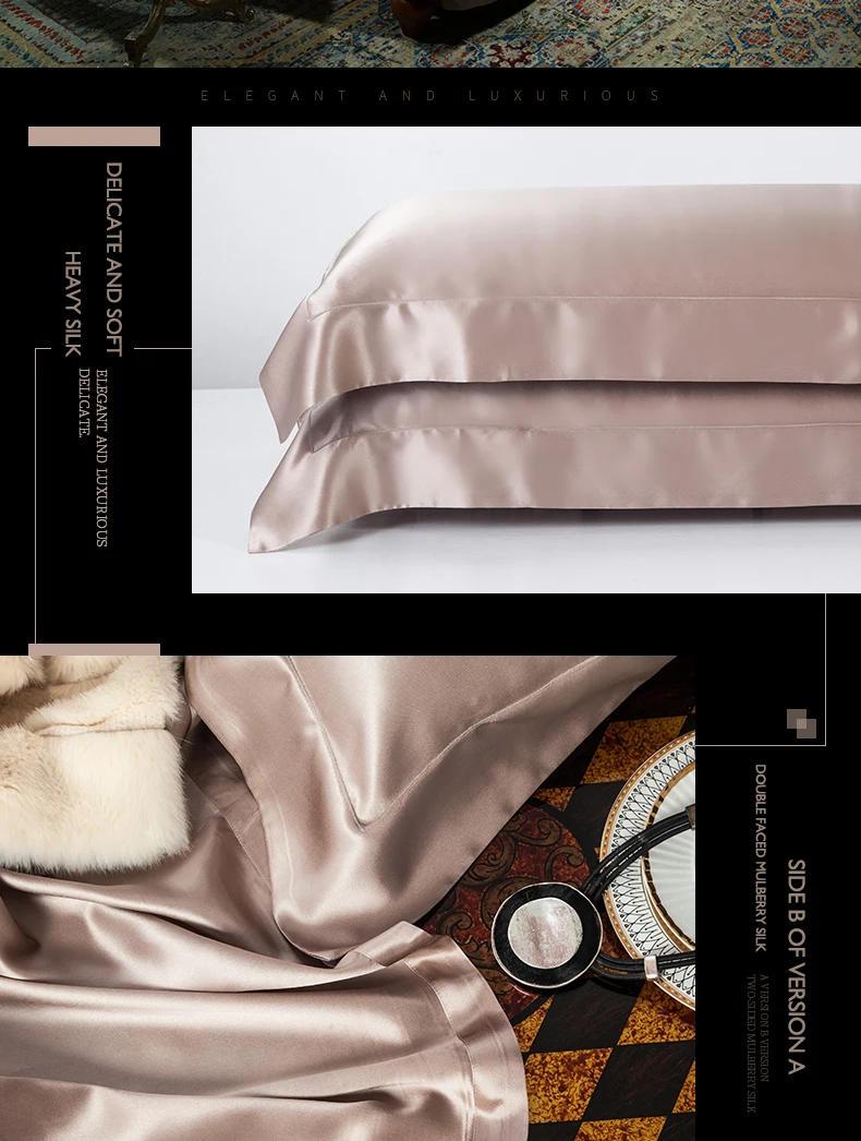 Wholesale Comforter Set Solid Luxury Polyester Satin Silk Bed Sheet Sets manufacture