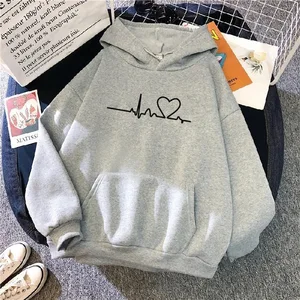 High Quality Fashion Female Girls Simple Casual Long Sleeve Top Streetwear Clothing Sportswear Women's Hoodies Sweatshirts