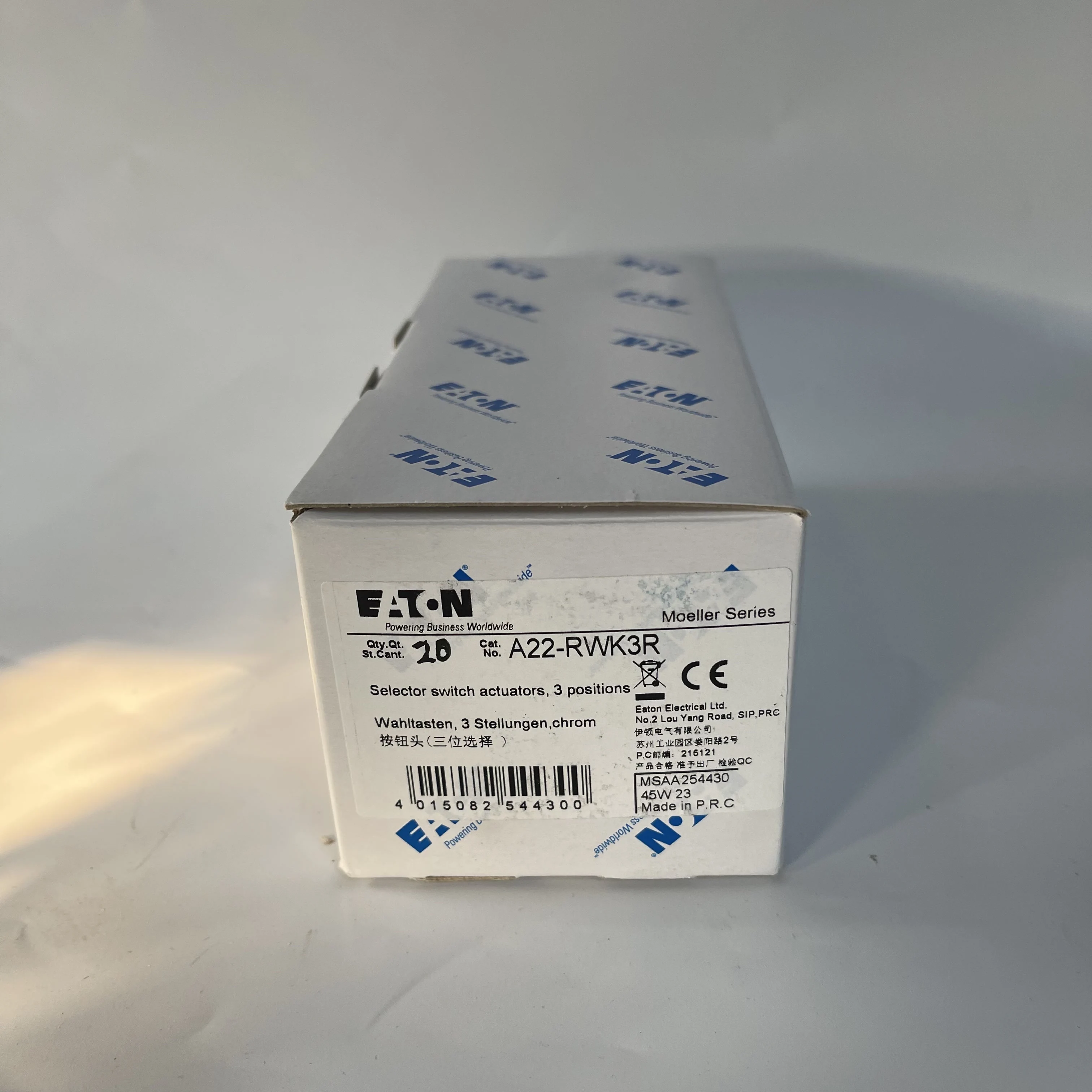 EATON Selector Switch Actuator 3 Positions A22-RWK3R EATON Selector Switch Actuator 3 Positions A22-RWK3R