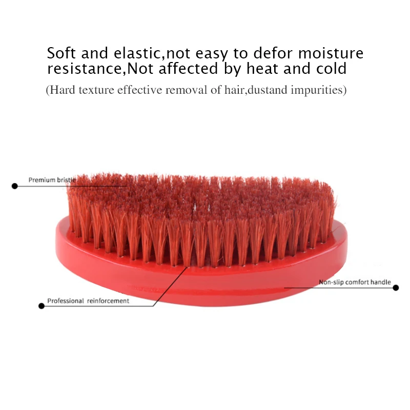 НОВАЯ щетка для волос красная синяя черная светлая щетина 360 волнистая мягкая средней