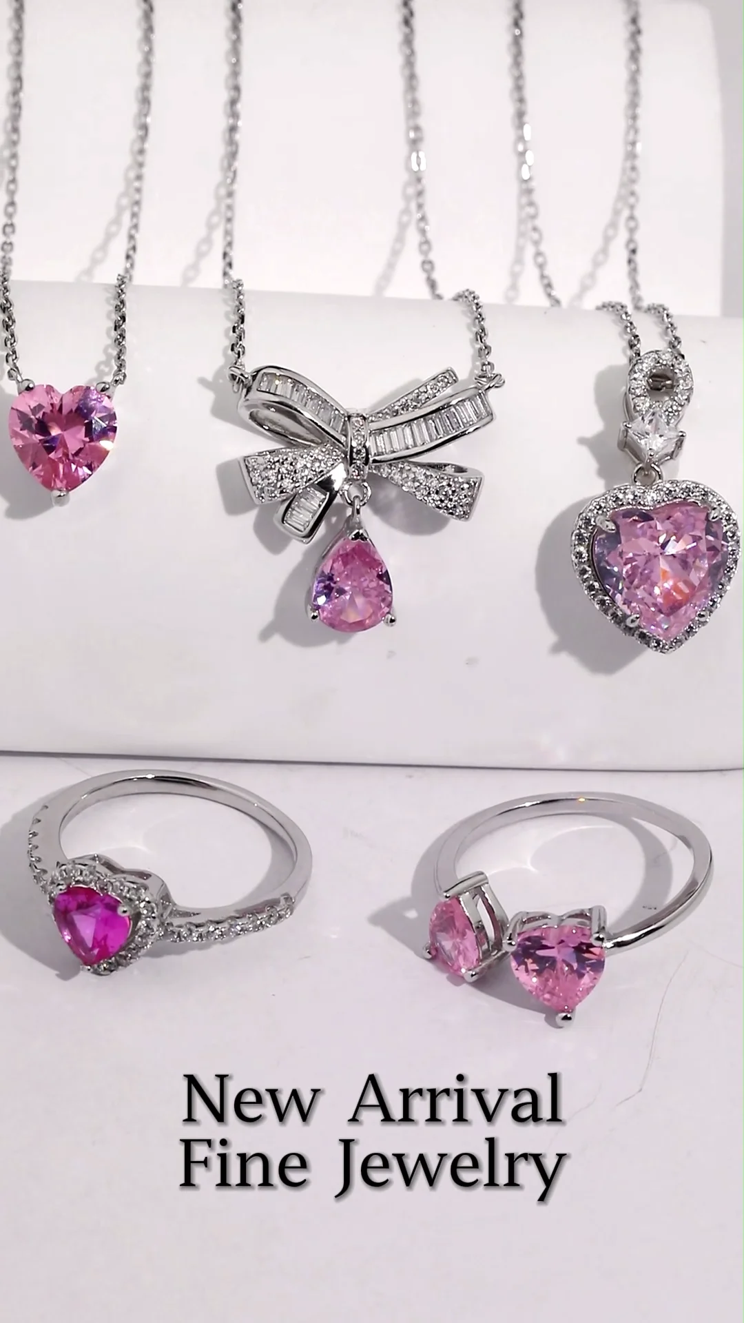 Ins Popular 925 Sterling Silver Fine Jewelry Simple Heart Cut Claw