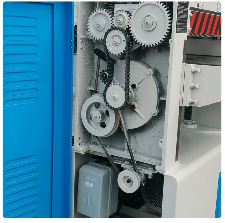 TEBAK Bench Wood Thickness Planer Single-sided Woodworking Planer Thicknesser Plastic PP Cutting Board Wood Planing Machine