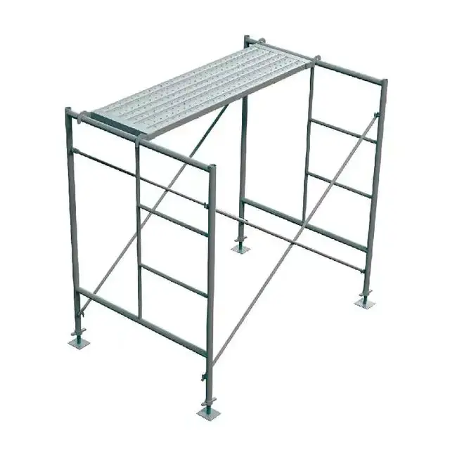product construction building frame scaffolding system powder coated steel ladder mobile frame scaffold-10