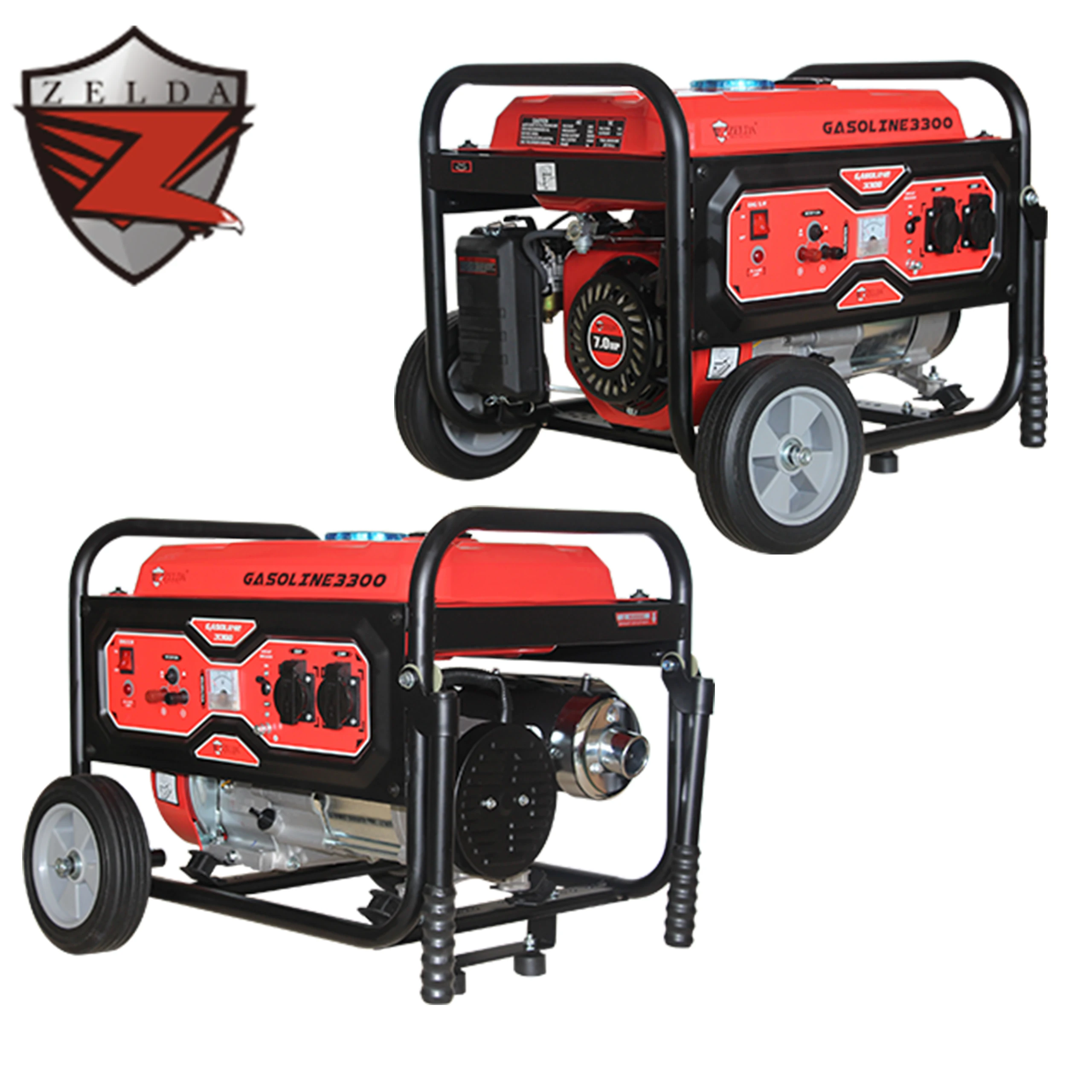 Zelda Output 220v Generator Gasoline Engine Welder Gasoline Generator 3300w