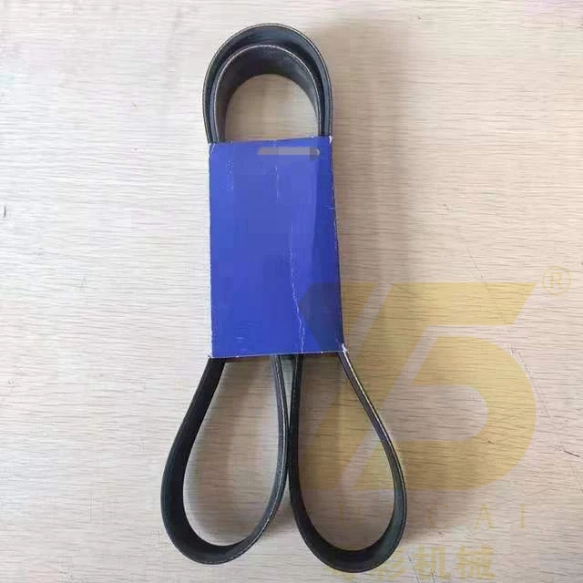 YUE CAI 20464710 VOE20464710 8PK1400 Fan Belt for Excavator Parts TAD1642GE TAD1641GE TWD1643GE TAD1630GE TAD1640GE TAD1631GE