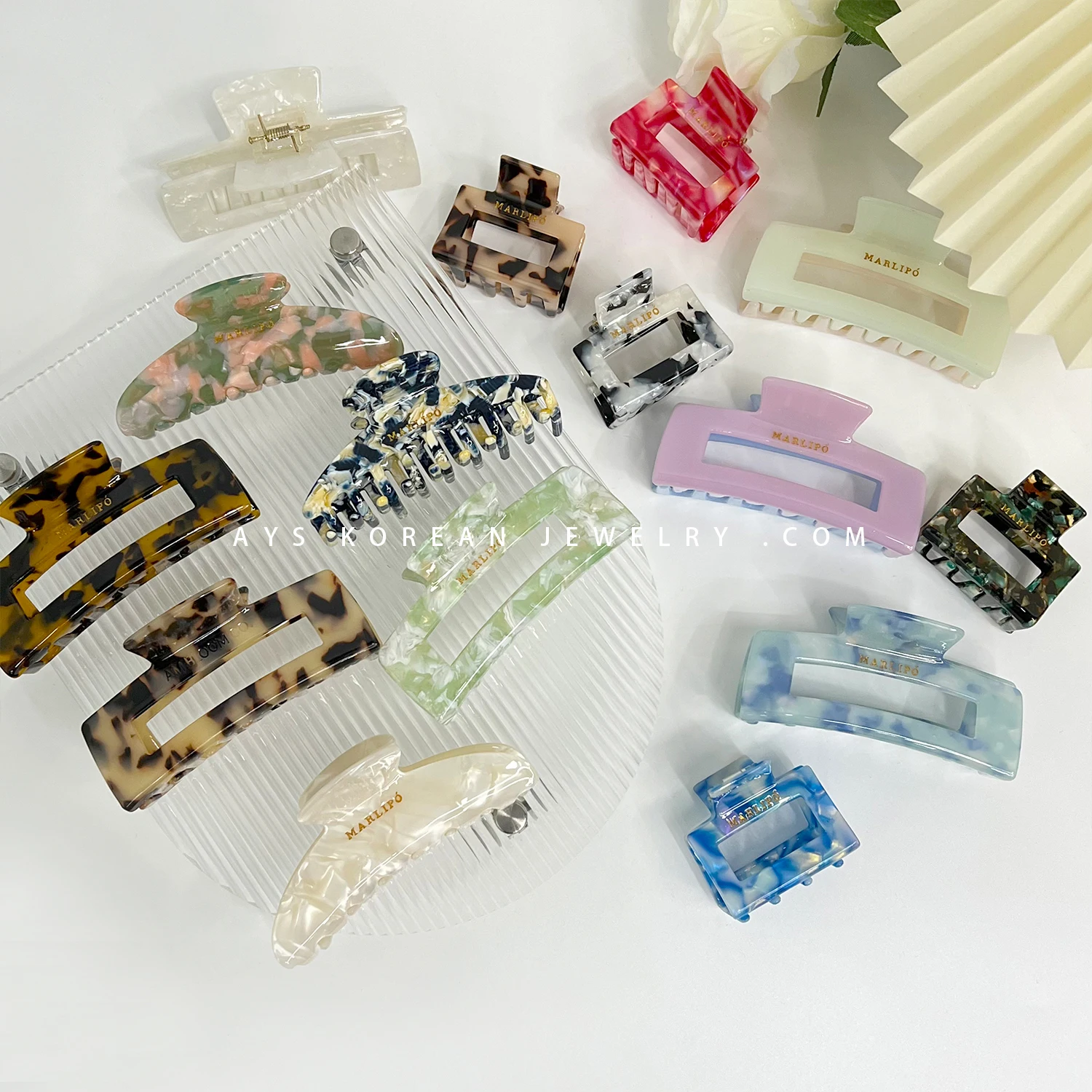 10 Off Custom Logo Size Floral Square Tortoiseshell Eco Friendly