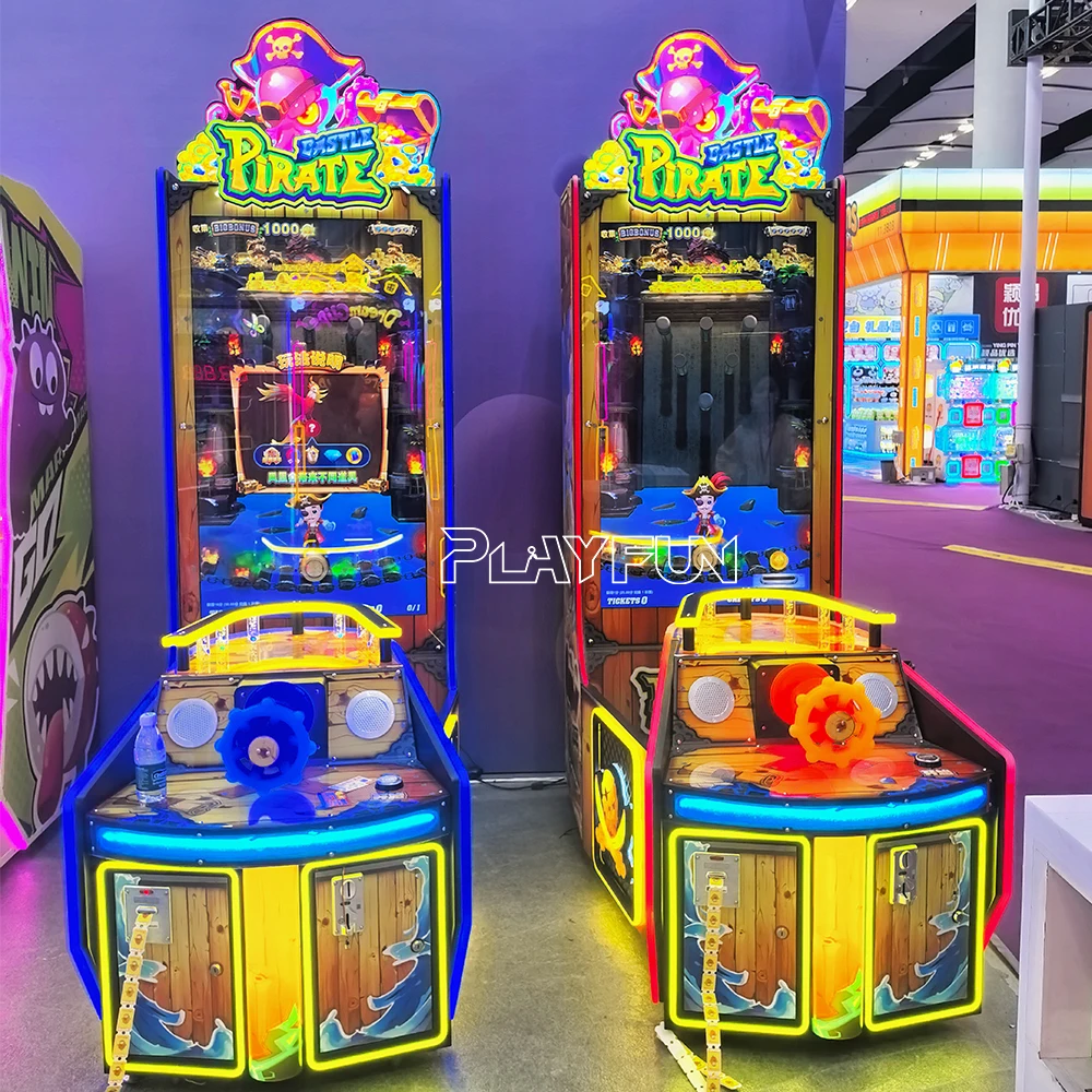 ゲームセンター卸売海賊城コイン操作ゲーム償還アーケードチケットゲームマシン