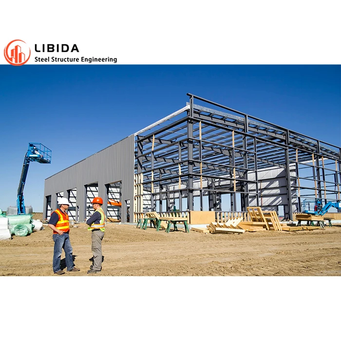 Рентабельное строительство Готовые стальные здания функциональный зал бесплатный дизайн промышленный сарай