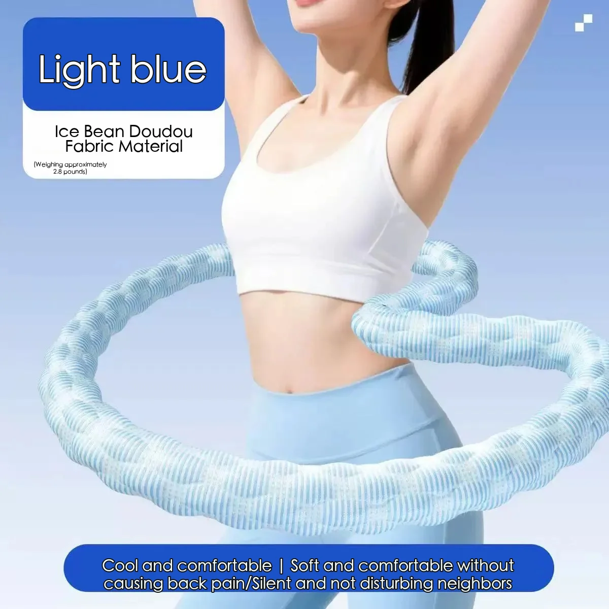 Silent Soft Spring Fitness Pilates Ring Adjustable Foldable for Beginners Waist Training