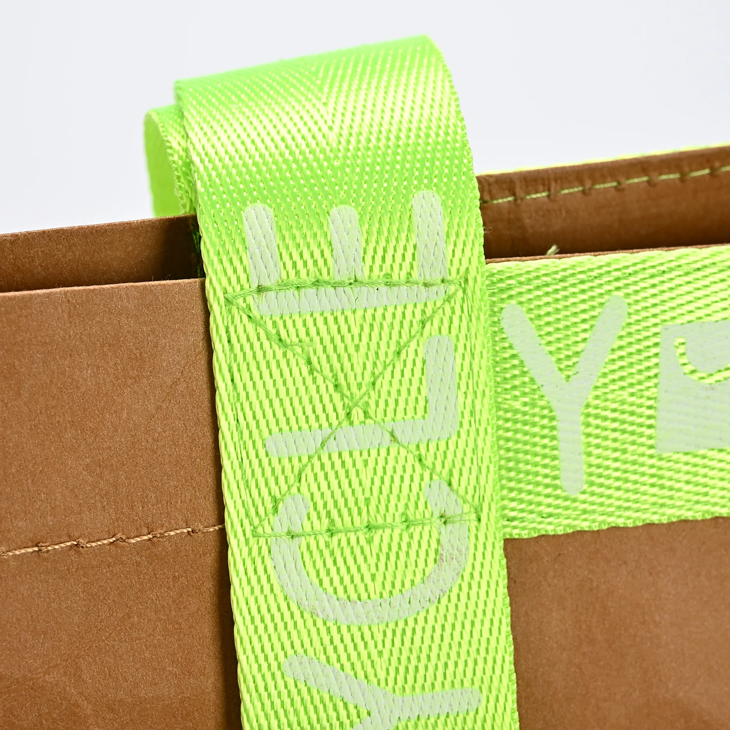 Dupont Paper Tote Bag Single Shoulder Handbag with Washable Kraft Paper Cotton Linen Lining Natural Ecobags for Daily Use details