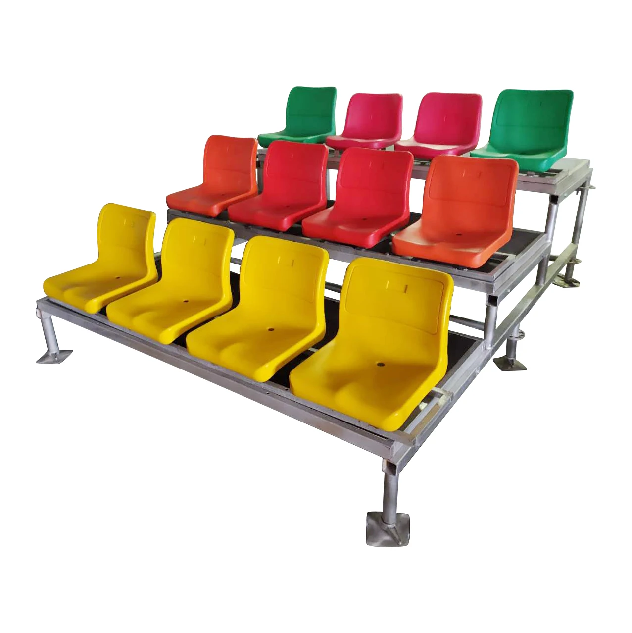Good Quality Fast Set up Steel Galvanized Retractable Spectator Grandstand