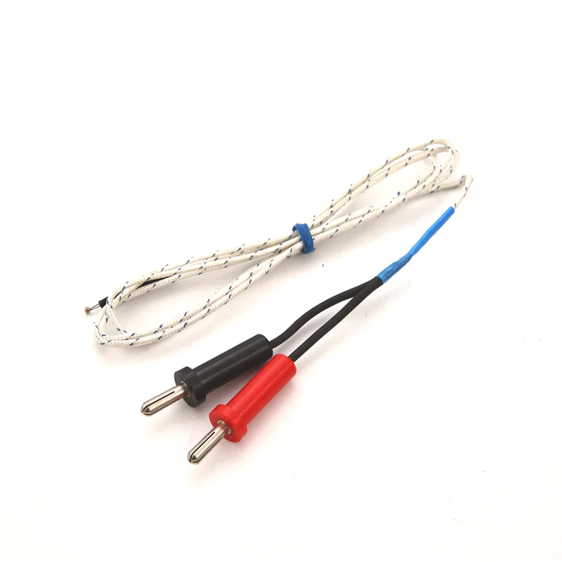 Flexible K type Thermocouple Probe Cable Temperature Sensor 1300℃ 3x500 mm