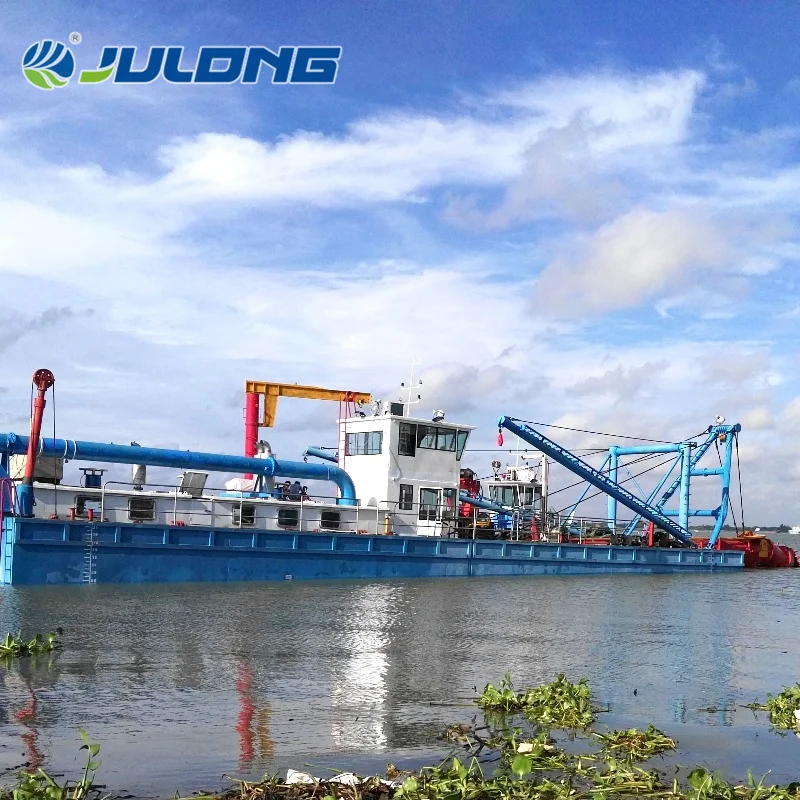 China Julong Dredging Equipment Dredger CSD650 Cutter Suction Dredger for River Sea Port Dredging