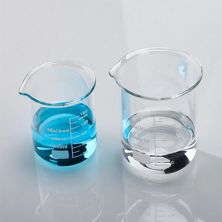 Factory Price 150ml Clear Borosilicate Glass Beaker for Lab Use Temperature Resistance 560 3-Year Warranty