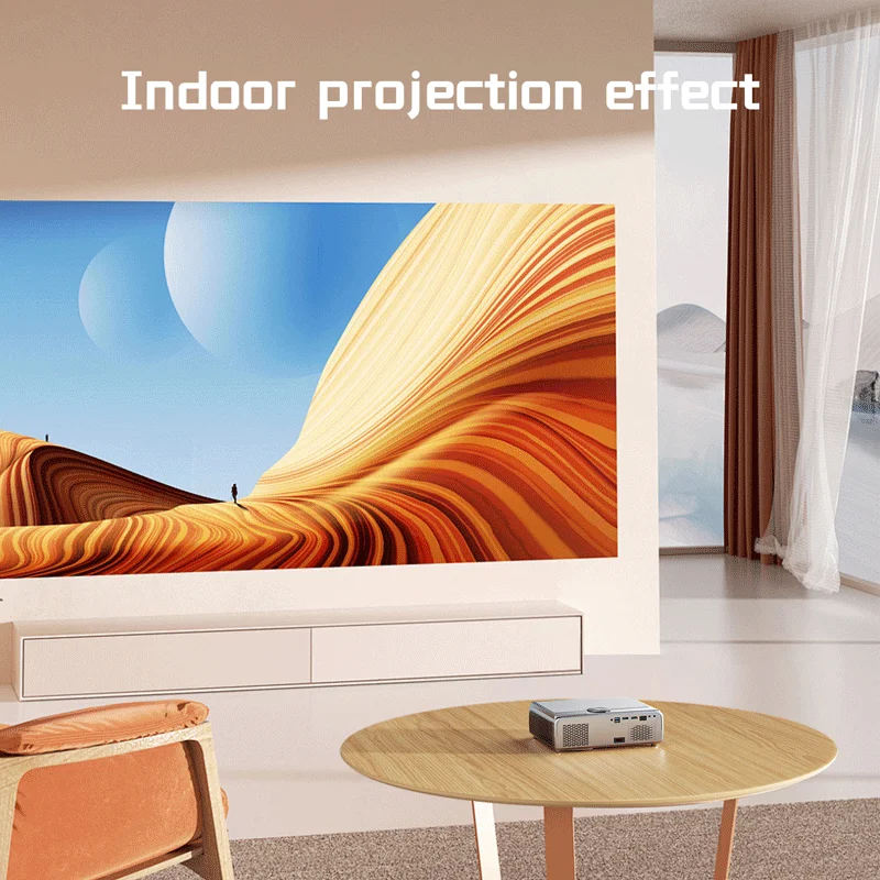Qumpot ZX6 Pro 4K Smart Home Projector - Ultra Clear & Smooth