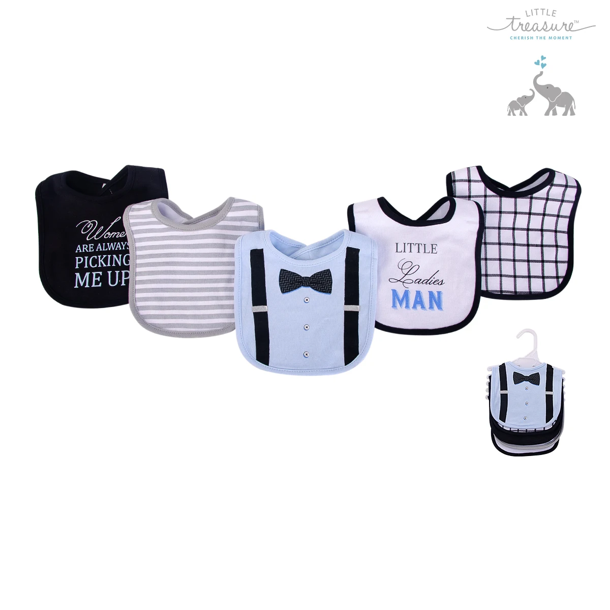 Customized Wholesale Double Layer Cotton Baby Bib,Give The Baby Touch