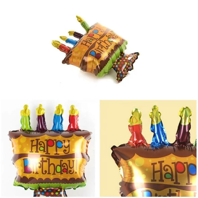 Милый воздушный шар из алюминиевой фольги, надувные шары для детей, украшение для торта на день рождения, вечеринки, церемонии, мероприятия, Прямая поставка