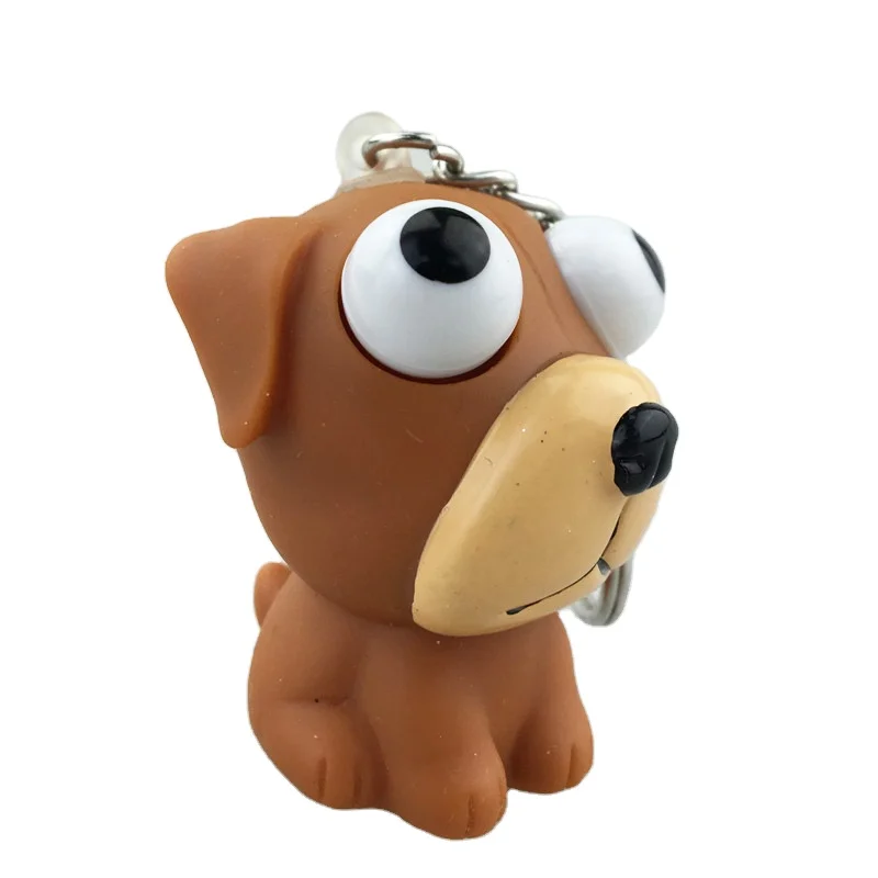 3d eyes popper sausage vinyl keychains custom squeeze hot dog