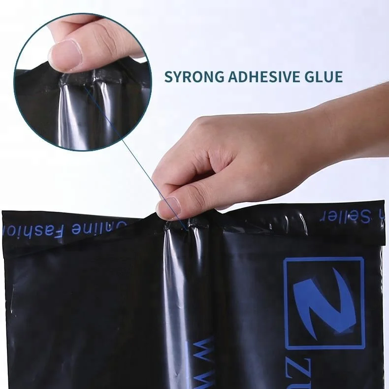 Custom Logo Printed Red Express Packaging Polybag Factory Custom Printed Design Colored Shipping Bag Logo for Mailing Bags