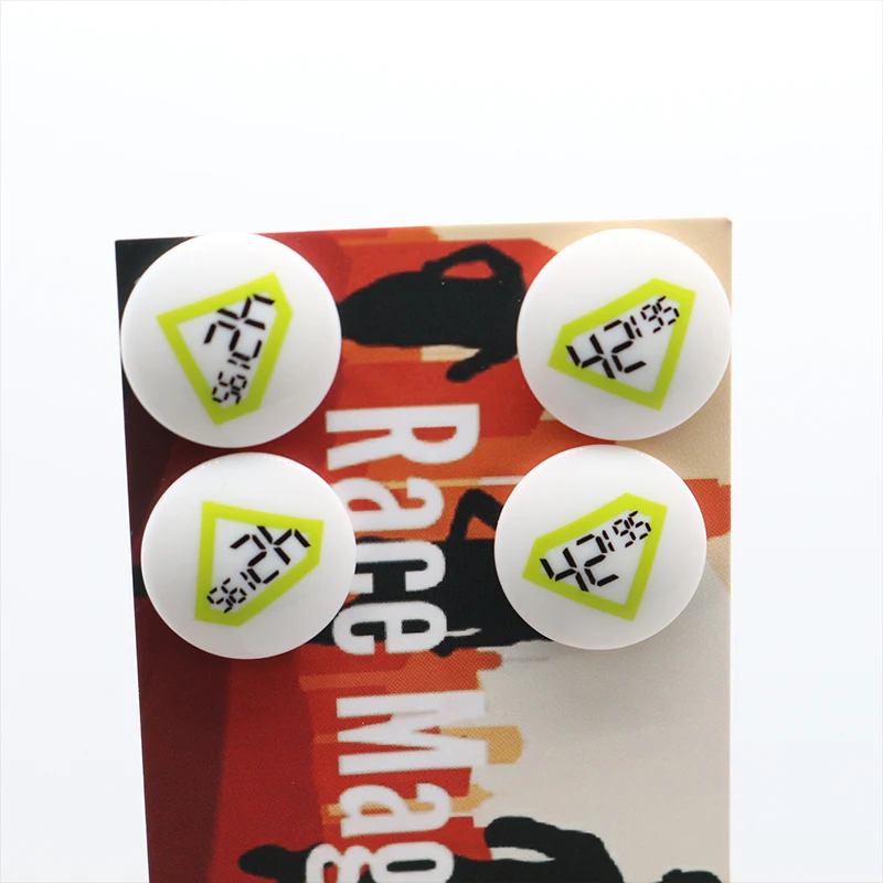 Personalized Racing Numbers Magnets DIY Race Number Magnet Bib Clip - Running Race Accessories