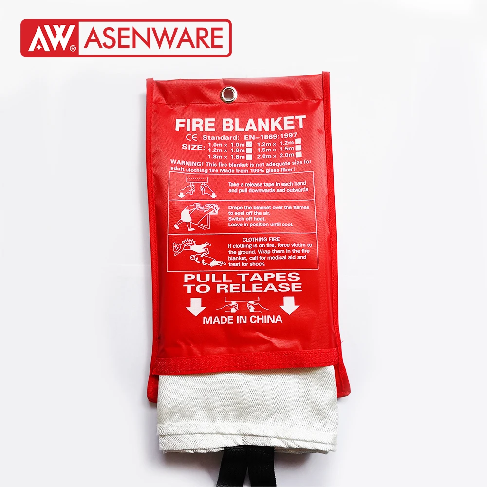 Asenware Fire Blanket In Plastic And In Bags For Option Buy Fire