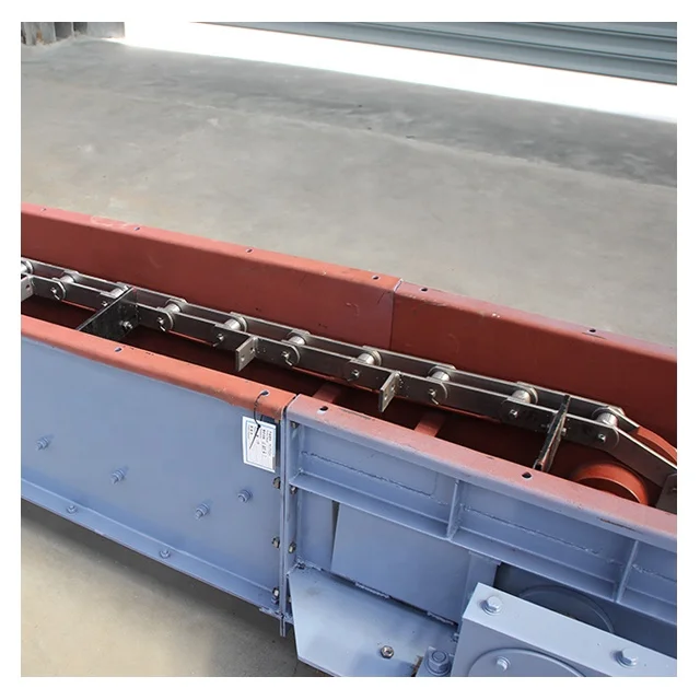 High Performance Large Capacity Enclosed Wood Chip Incline Scraper Chain Conveyor