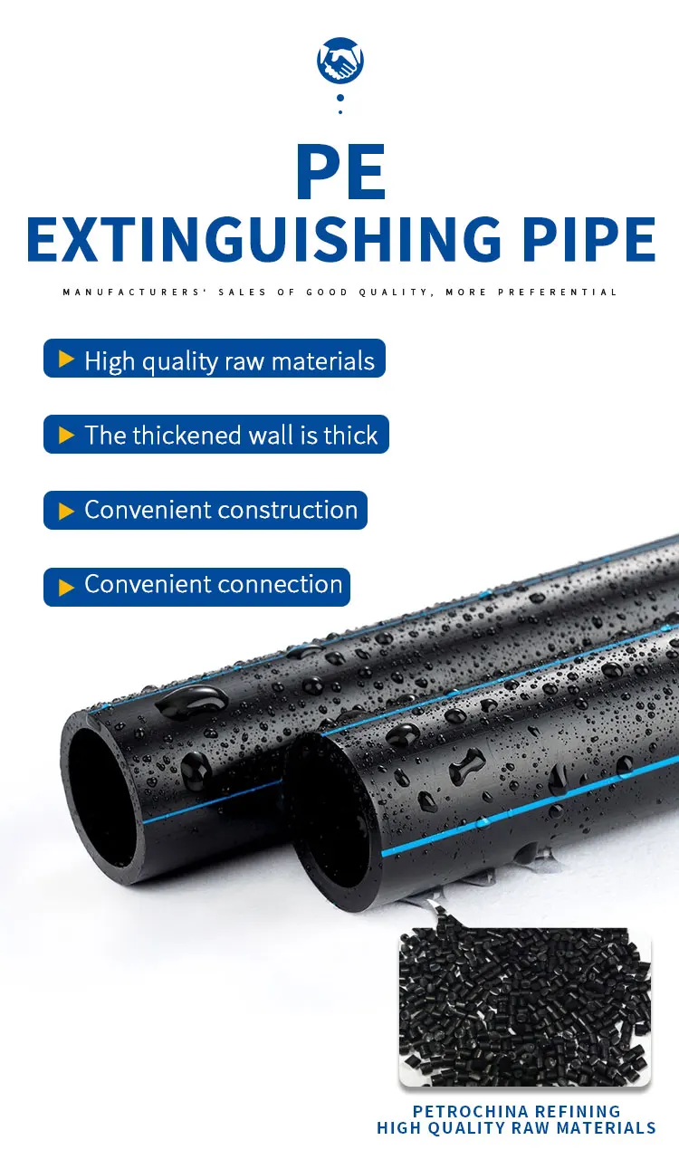 Wholesale Of Black Polyethylene Plastic Pipes Dn20dn1600 Hdpe Pipes