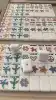Jeu de tuiles de Mahjong Pop Art blanc