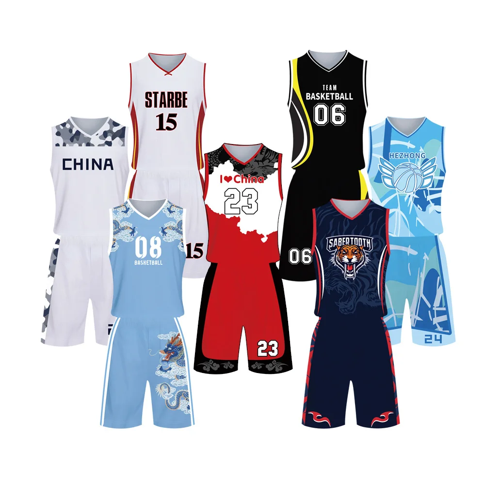 Basketball Cheap Jerseys Made In China Custom Gradient Basketball