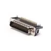 HD44 Male R/A PCB Machined Pin, 90 Deg High Density Through Hole