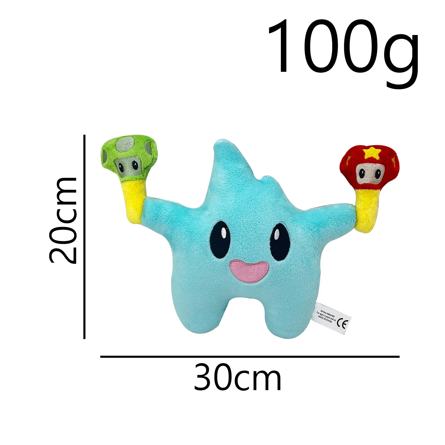 High Quality Cat Super Mario Miner Plush Toys Funny Elephant Mario With ...