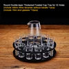 Round-12 holes+12 cups+1 decanter(No handle)