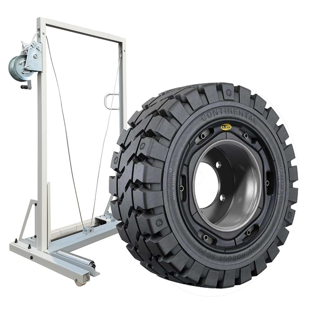 TFAUTENF 120 kg Lifting Capacity Mechanical Truck Tire Lifter for Truck Tyre Lifting