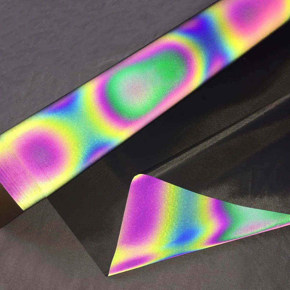 Rainbow Reflective Fabric - Polyester