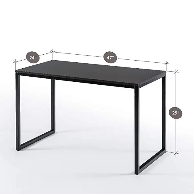 YQ FOREVER Modern Computer Desk With Bookshelves Metal Office Furniture Study Table Desk