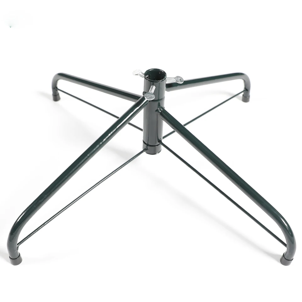 Artificial Christmas Tree Stand Strong Collapsible Metal Pole Holder