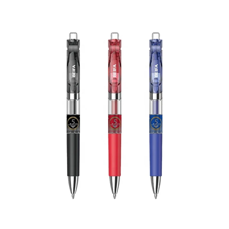 ペンペン ベイファ GP801 0.5mm細字ゲルインクペン3色セットオフィス用