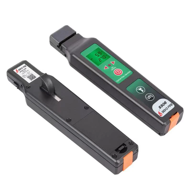 Seikofire FTTH Fiber Traffic Detector Optical Live Fiber Identifier with Universal Fiber Clamps