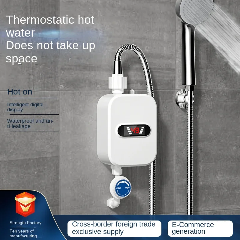 Quick Heating Mini Water Heater Small Constant Temperature Instant Electric Water Heater Shower Set