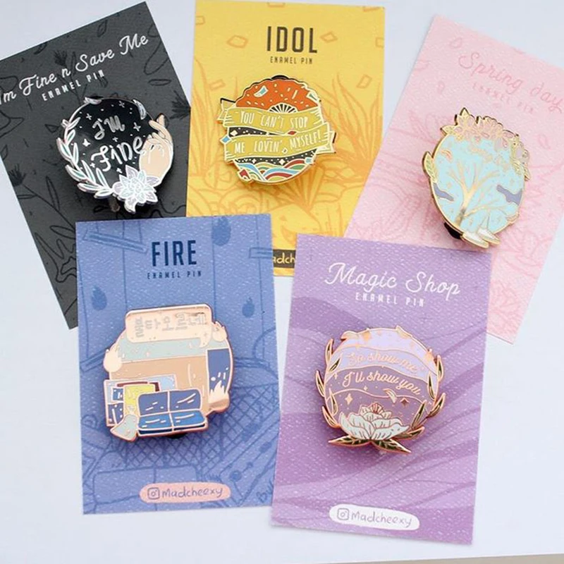 Personalize Gold Custom Design Emblem Magnetic Brooch Clothes Logo Metal Lapel Pin for Hat Badge Anime Soft Hard Cute Enamel Pin