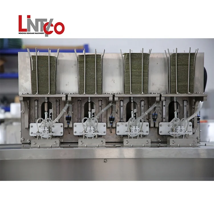 LTC250 BenGang Three Servo Type Booster Packs Foil Package Trading Cards Feeding Pillow Packing Machine