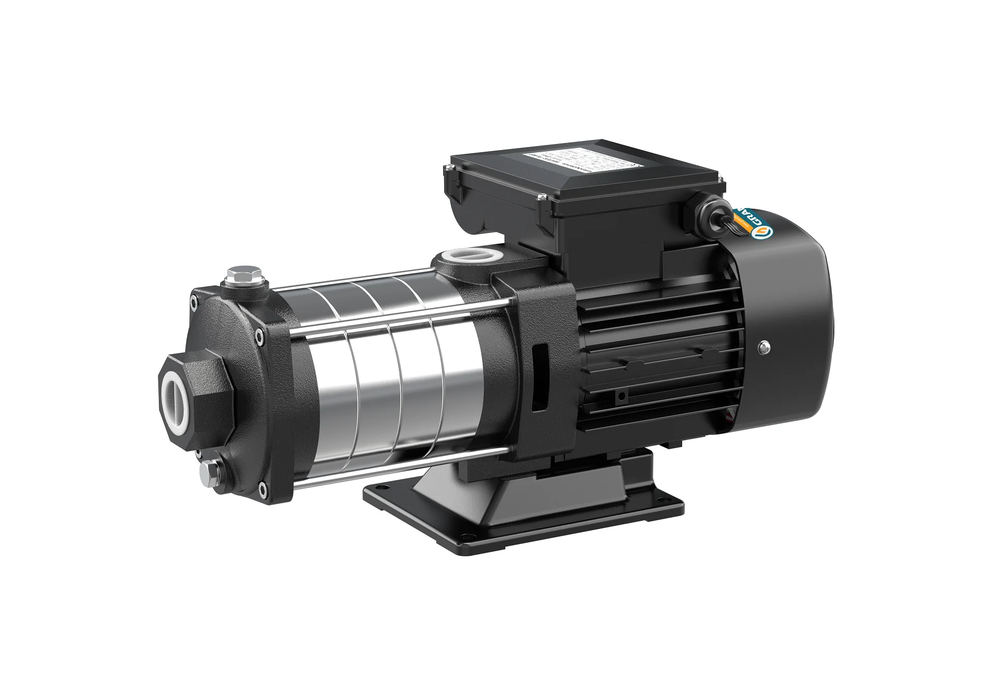 product grandfar cht series 3hp 220v high head industrial grade horizontal multi stage centrifugal pump high pressure oem 1 year model-3