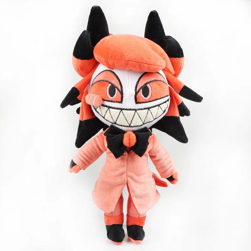 Moe-124 属性 Alastor 同人 20cm doll ぬいぐるみ Hazbin Hotel Alastor 20cm Plush Doll Stuffed Dress up Toy