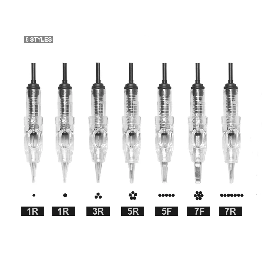 Buy 10pcs 1RL Tattoo Cartridge Needles Permanent Makeup Eyebrow Needles  Disposable Cartridge Needles for PMU Brows Lips(10mm Diameter) Online at  Low Prices in India - Amazon.in
