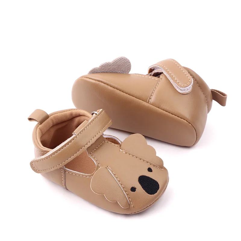 New Arrival Soft PU Leather Cute Animal Babt Toddler Newborn Shoes First Walking Prewalker Shoes details