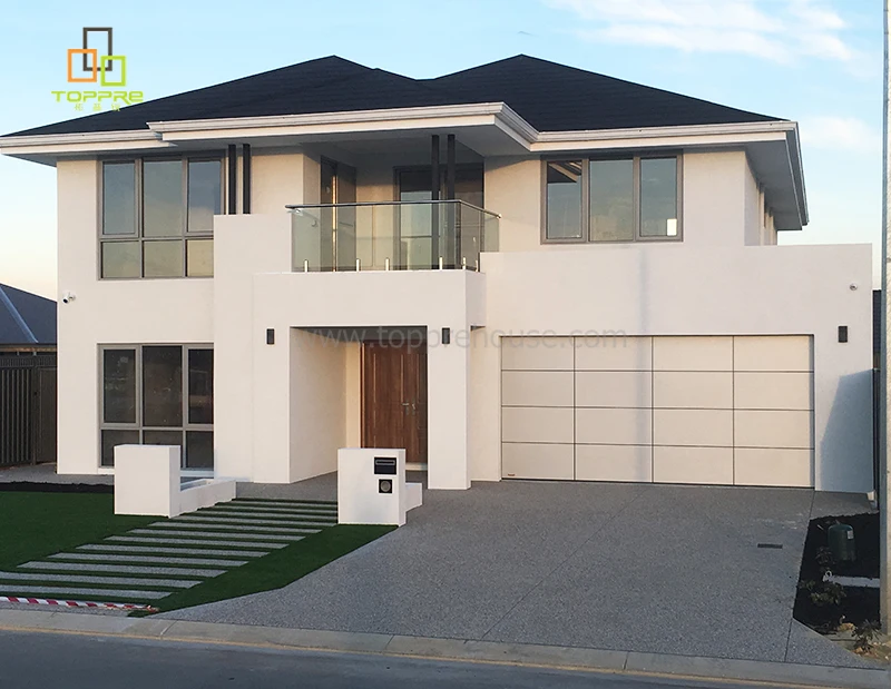 Luxury Modern Home Prefabricated Factory Supply Fast Build Light Steel Gauge Metal Frame Villa House 3 4 5 Room Home for Sydney