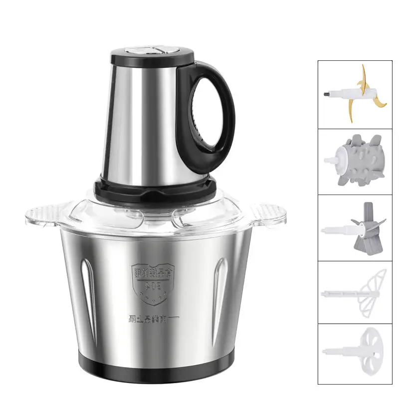Crest Double Electrical Juicer 300w Functional Bosching Litre Chopper Grinder Vetable Automatic Blender Russia All  Mixer Meat