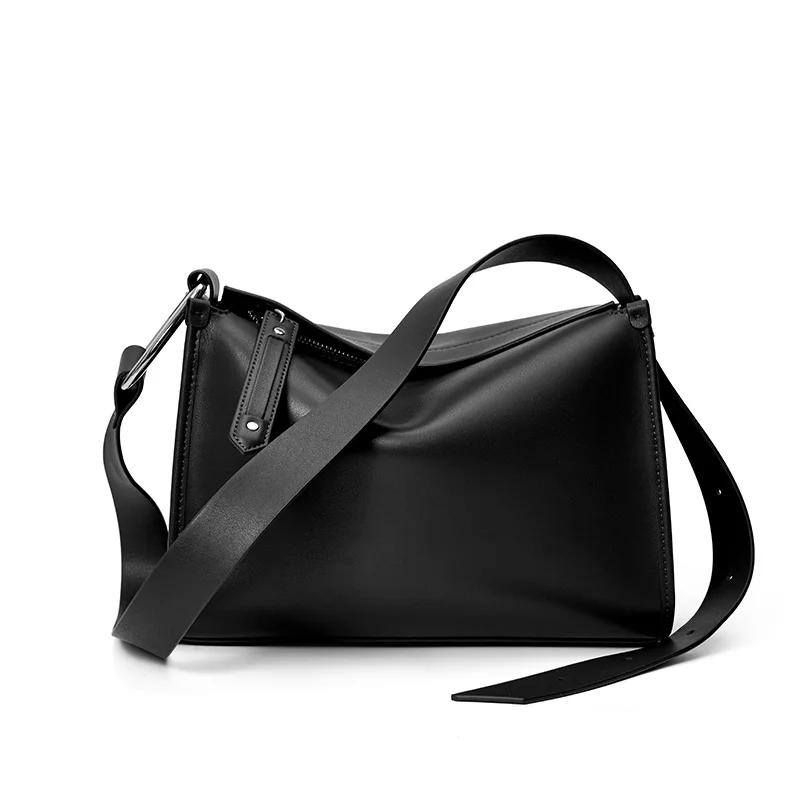 Fashion Design Wholesale Custom Leather Crossbody Hand Bag Handbags Leather Cowhide Bag for Women’s Shoulder Bags